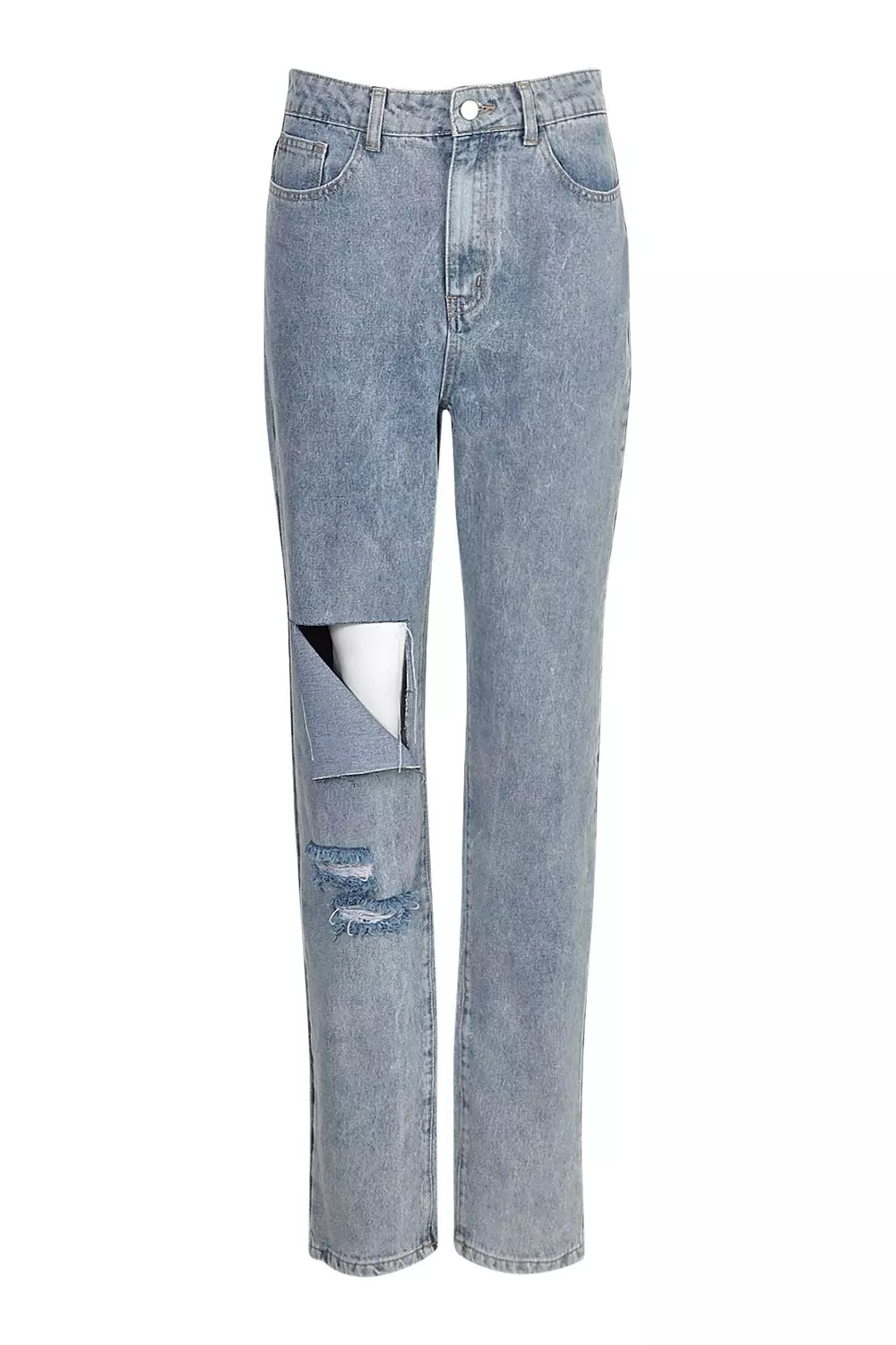 Topshop clear knee mom hot sale jeans